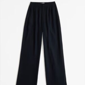 Abercrombie linen Black Women's Pants 27 Short 27S